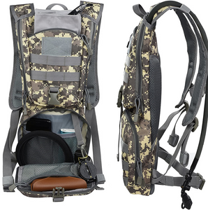 Easy Twist Black Hydration Pack For Multiple Storage