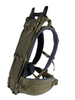 Vintage Military Backpack With Metal Frame For Hiking