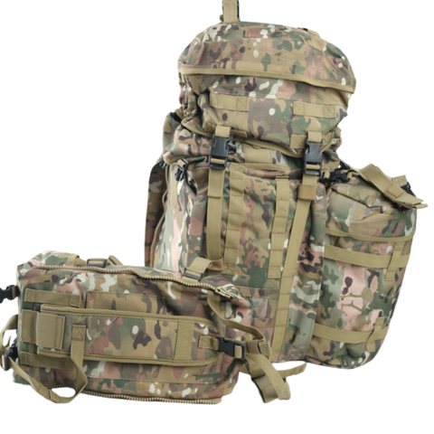 Foam Padped Camo Military Backpack For Hiking