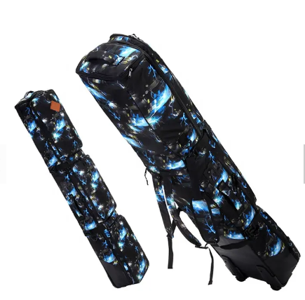 Custom Design Ski Bag,men Woman Travel Ski Snowboard Bag,hot Sale Waterproof Snowboard Bag,600D Polyester Ski Bag,air Cusion Pad Ski Bag