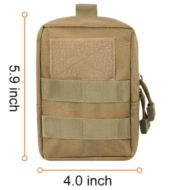 Horizontal Mini Molle Pouch For Phone